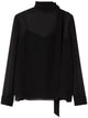 Gucci Black Silk Top