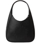 Stella Mccartney Black Leather Large Hobo Bag