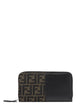Fendi Ff Jacquard Zip Around