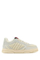 Gucci White Leather And Teddy Re-Web Sneakers
