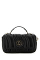 Gucci Black Leather Gg Milano Handbag
