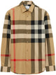 Burberry Checkered Long-Sleeve Button-Up Shirt