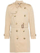 Burberry Double Breasted Cotton Trench Coat
