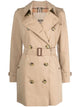 Burberry Beige Gabardine Trench Coat
