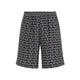 Burberry Printed Silk Bermuda Shorts
