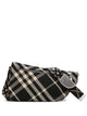 Burberry Embroidered Fabric Shield Crossbody Bag