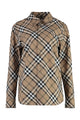 Burberry Check Pattern Wool Blend Shirt