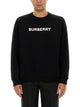 Burberry Black Cotton Sweatshirt