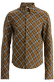 Burberry Brown Multicolour Check Cotton Shirt