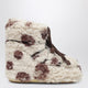 Moon Boot Icon Low Curly Boot With Cow Print