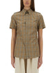 Burberry Embroidered Poplin Shirt