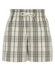 Burberry Embroidered Poplin Shorts