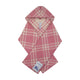 Burberry Mu Tbar Check Hooded Scarf - - Wool - Pink