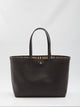 Burberry Chocolate Camel Check Revers M Tote