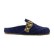 Burberry Lf Urchin Mules - - Cotton - Blue
