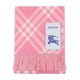Burberry Mu Tbar Bias Check Scarf - - Cashmere - Pink