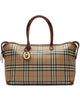 Burberry Tote Media Check Con Cerniera