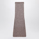 Balenciaga Light Brown/Silver Maxi Skirt With Sequins