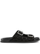 Gucci Black Leather Sandal