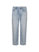 Saint Laurent Mick Long Jeans In South Blue Denim
