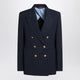 Gucci Navy Blue Cotton Blazer