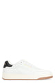 Saint Laurent White Leather Sl/61 Sneakers