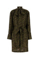 Saint Laurent Printed Silk Dress