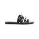 Balenciaga City Flat Mule In Arena Lambskin