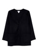 Bottega Veneta Dark Blue Wool Cashmere Coat