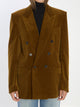 Saint Laurent Corduroy Double-Breasted Jacket