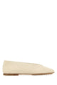 Bottega Veneta Ivory Leather Rosa Ballerinas