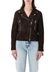Sword Sword Classic Biker Suede Leather Jacket
