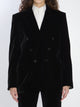 Saint Laurent Black Viscose Cupro Jacket