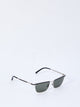 Saint Laurent Silver Grey Metallic Sunglasses