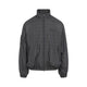 Balenciaga Plaid Zip-Up Jacket