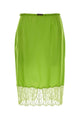 Gucci Fluo Green Satin Skirt