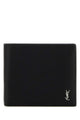 Saint Laurent Black Leather Wallet