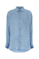 Balenciaga Light Blue Silk Shirt