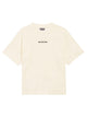 Balenciaga Cream Medium Fit Cotton T-Shirt