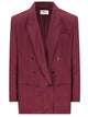 Saint Laurent Saint Laurent Double-Breasted Silk Habotai Jacket
