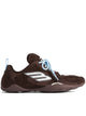 Balenciaga Brown Canvas And Corduroy Monday Ultra Sneakers