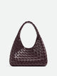 Bottega Veneta Dark Barolo Lamb Leather Campana Small Bag