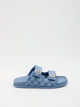 Gucci Gg Denim Slide Sandals