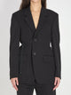 Balenciaga Balenciaga Black Wool Wrap Tailored Jacket