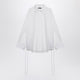Balenciaga White Cotton Shirt With Lace-Up Details