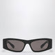 Balenciaga Nano Rectangular Black Sunglasses