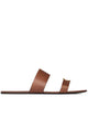Saint Laurent Babylone 00 Black Leather Sandals