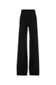 Gucci Black Stretch Wool Blend Wide-Leg Pant