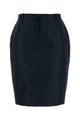 Gucci Navy Blue Faille Skirt