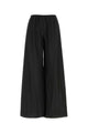 The Row Black Silk Gala Wide-Leg Pant